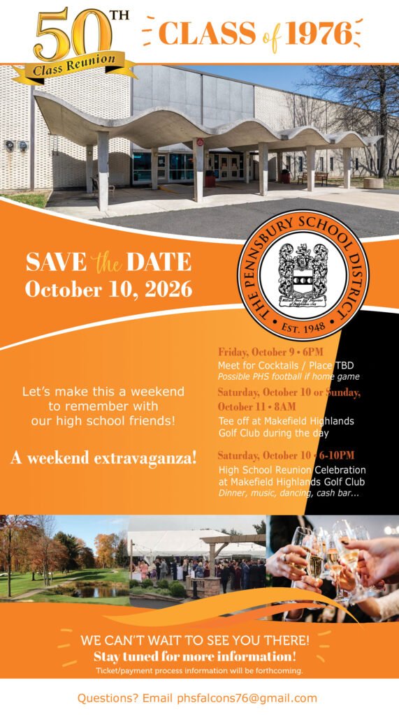 Pennsbury High School Class of 1976 50th Reunion